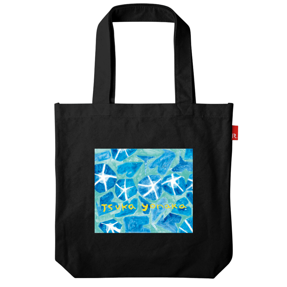 TSUKA YONAKA x ROOTOTE / floating in the morning Tote bag / 000606 (Black)