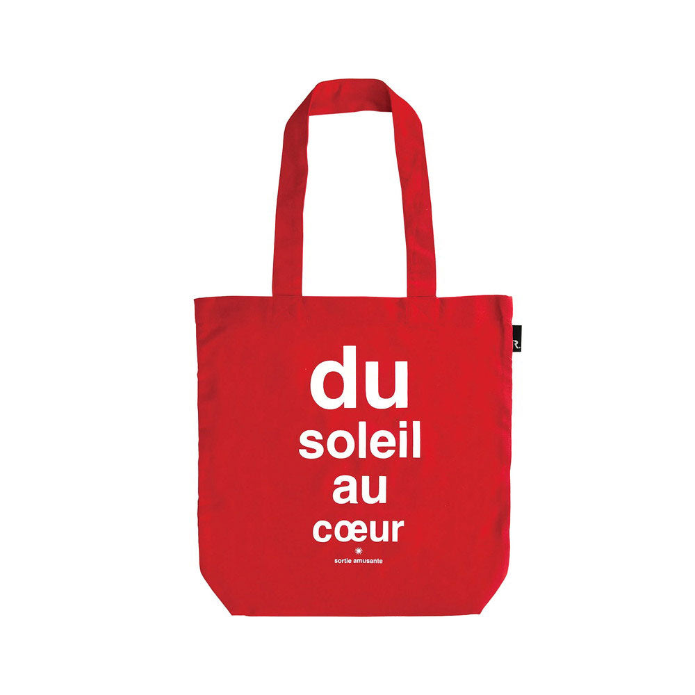 リサイクルコットン トートバッグ "du soileil au coeur" / 108602
