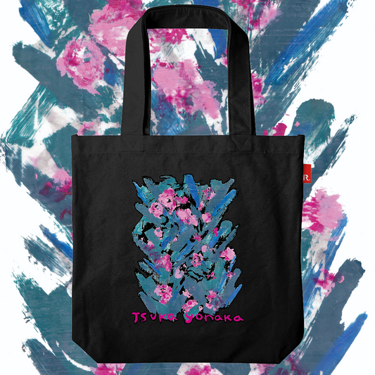 Yonachutsuka x ROOTOTE / Ware Heart Tote / 000803 (Black)