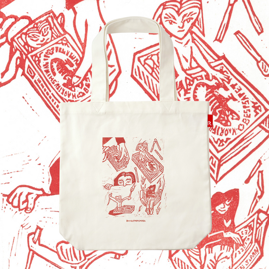 kaori Fukushima × ROOTOTE / Matchbox (Red) Tote