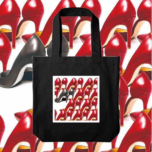 Misato Kurimune×ROOTOTE / Crushed/high heels tote bag / 062601