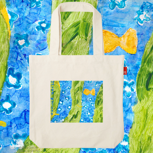 夜中つか×ROOTOTE / ごきげんなちょうトート / 000603(ホワイト)