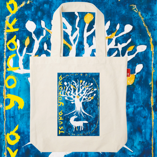 夜中つか×ROOTOTE / えだわかれトート / 000607(ホワイト)