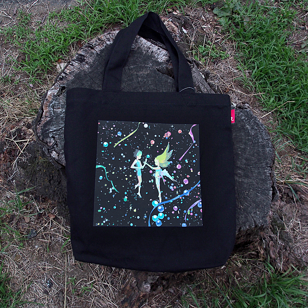 ROOTOTE meets 10 SENSE / Hinako Goto "Song of the Stars - Calm in the Darkness Tote Bag" / 001408