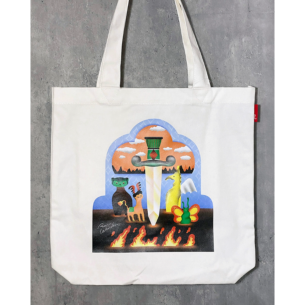 ROOTOTE meets 10 SENSE / Ran Kobayashi "Cute Warrior Tote Bag" / 001505