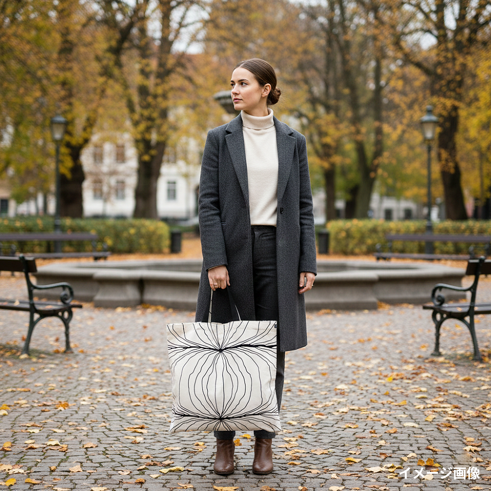 NORDISKA TYGER × ROOTOTE / "Chiqui Mattson" NIPPON TOTE Black / 644304