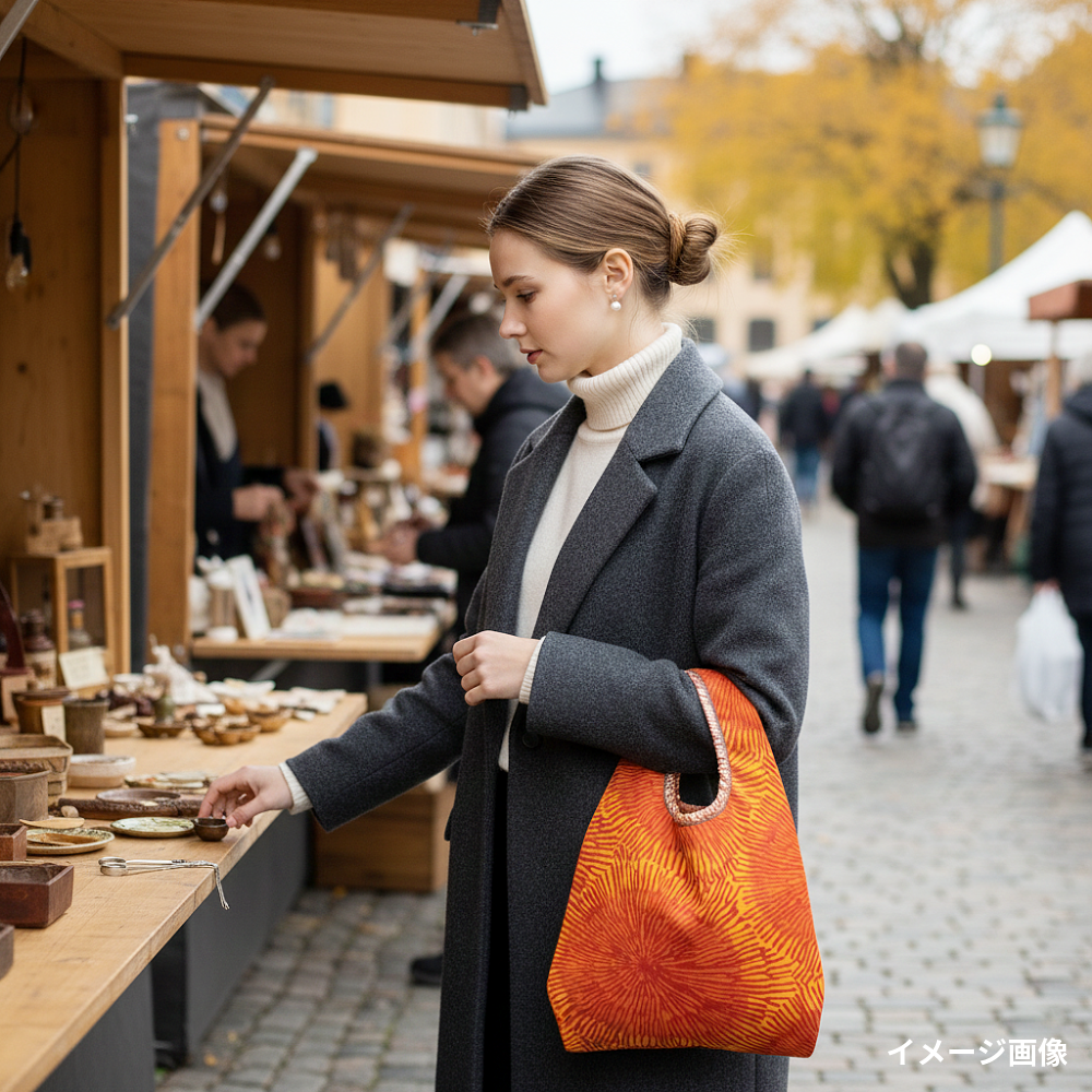 NORDISKA TYGER × ROOTOTE / "MASKROS" Shopper / 644402
