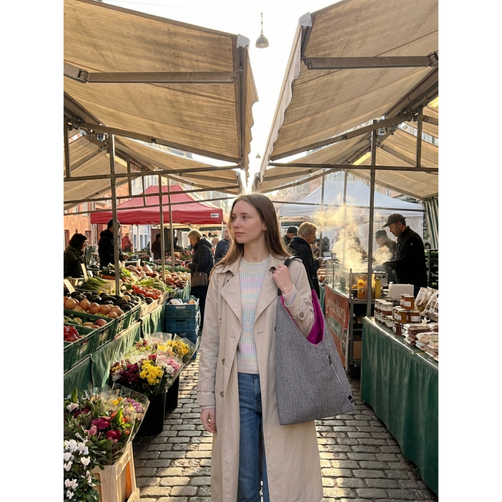 Textile by kvadrat / Round LightGray / 855404