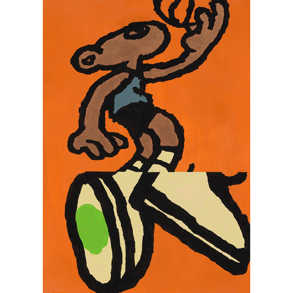 Yuya Sugimoto "Layup shot with gum on the bottom of the foot" / illustration "The Choice" × ROOTOTE / 068403