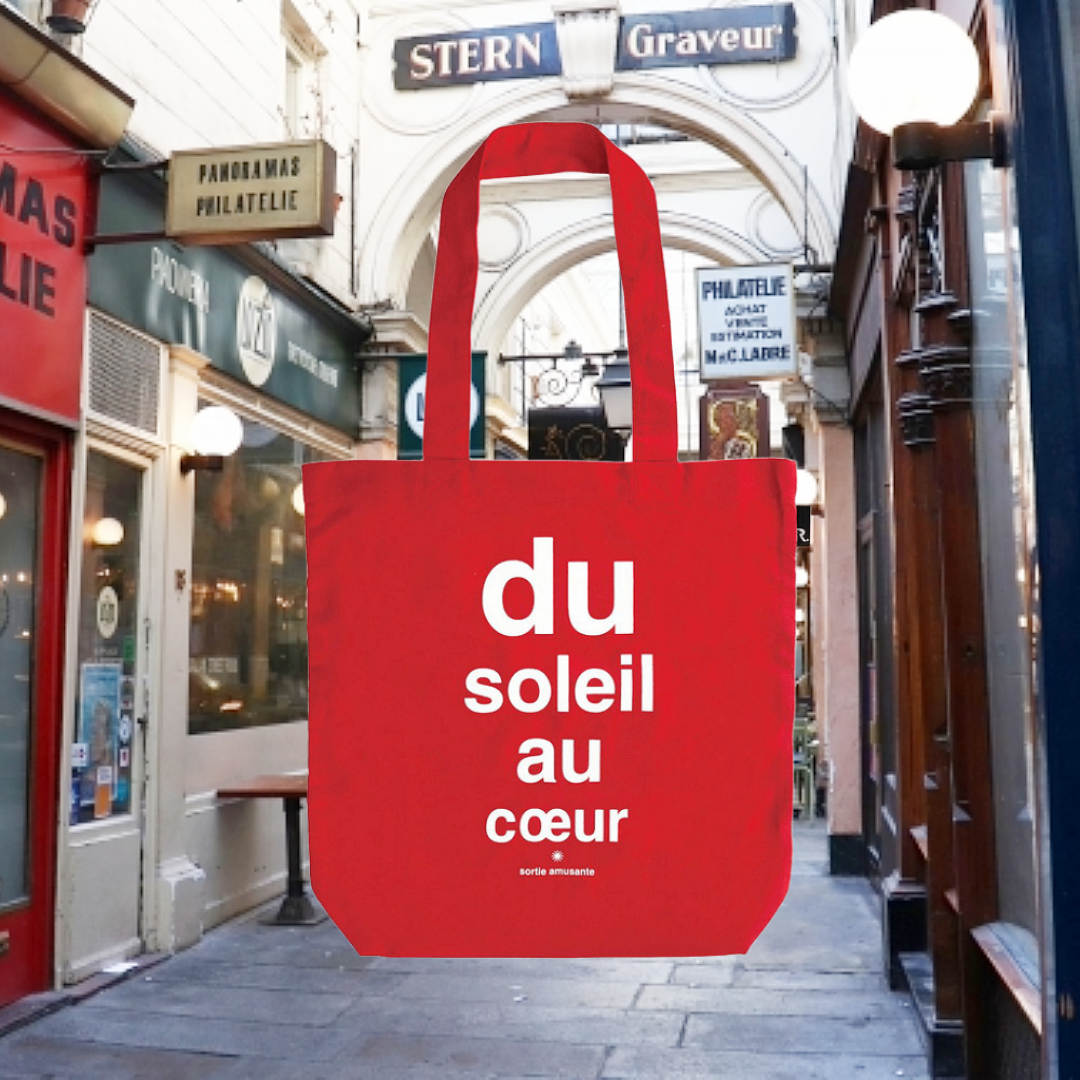 リサイクルコットン トートバッグ "du soileil au coeur" / 108602