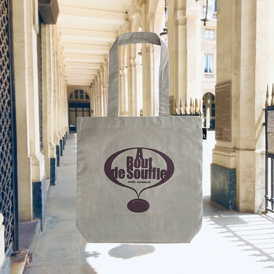 Recycled cotton tote bag "A Bout de Souffle" / 108604