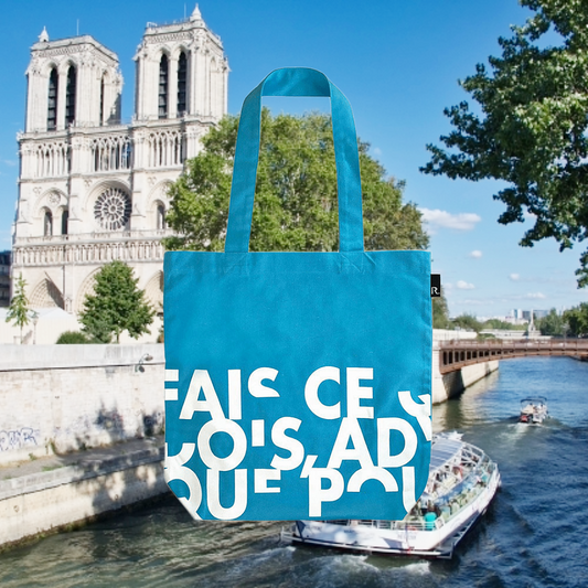 Recycled cotton tote bag "logo" / 108607