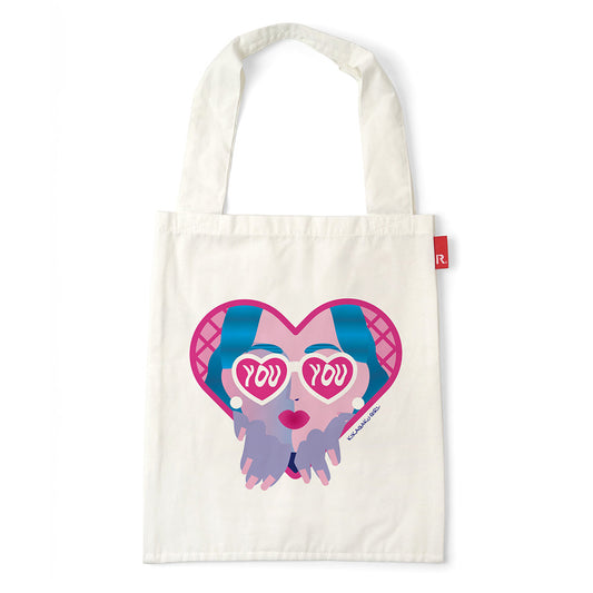 KIKAGAKU GIRL × ROOTOTE / Lovely Girl TUBE Totebag / 017501