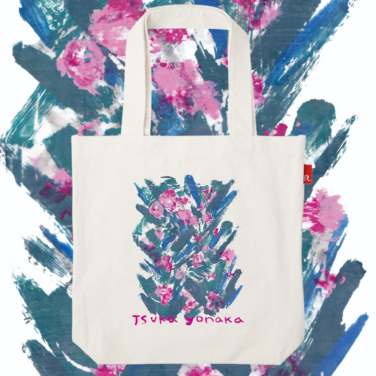 Yonachutsuka x ROOTOTE / Ware Heart Tote / 000802 (White)