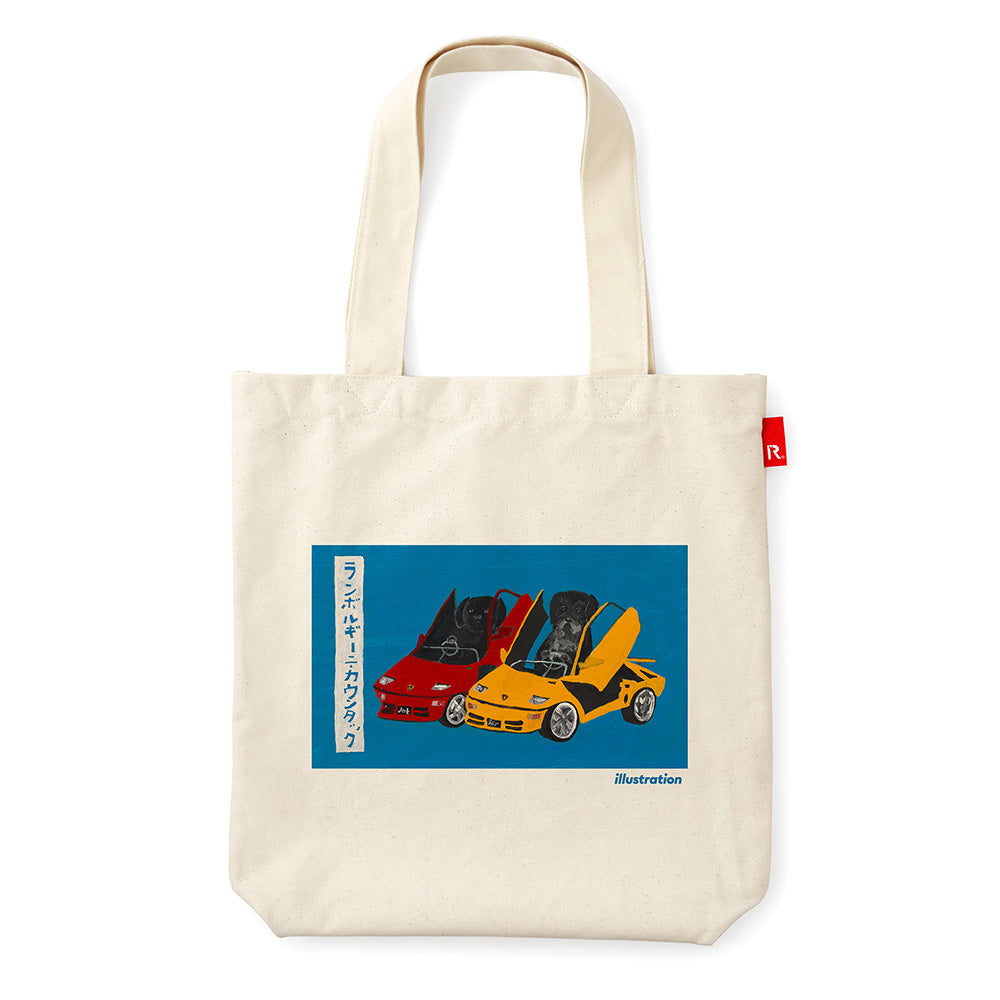 ひさこ「ランボルギーニ・カウンタック」/ illustration"The Choice" × ROOTOTE / 013605