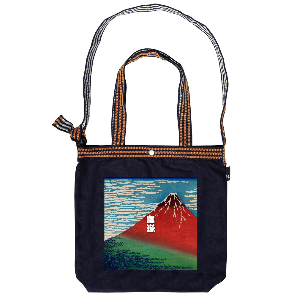 MAEKAKE Series / Ukiyo-e: Mt. Fuji Tote Bag / 064102