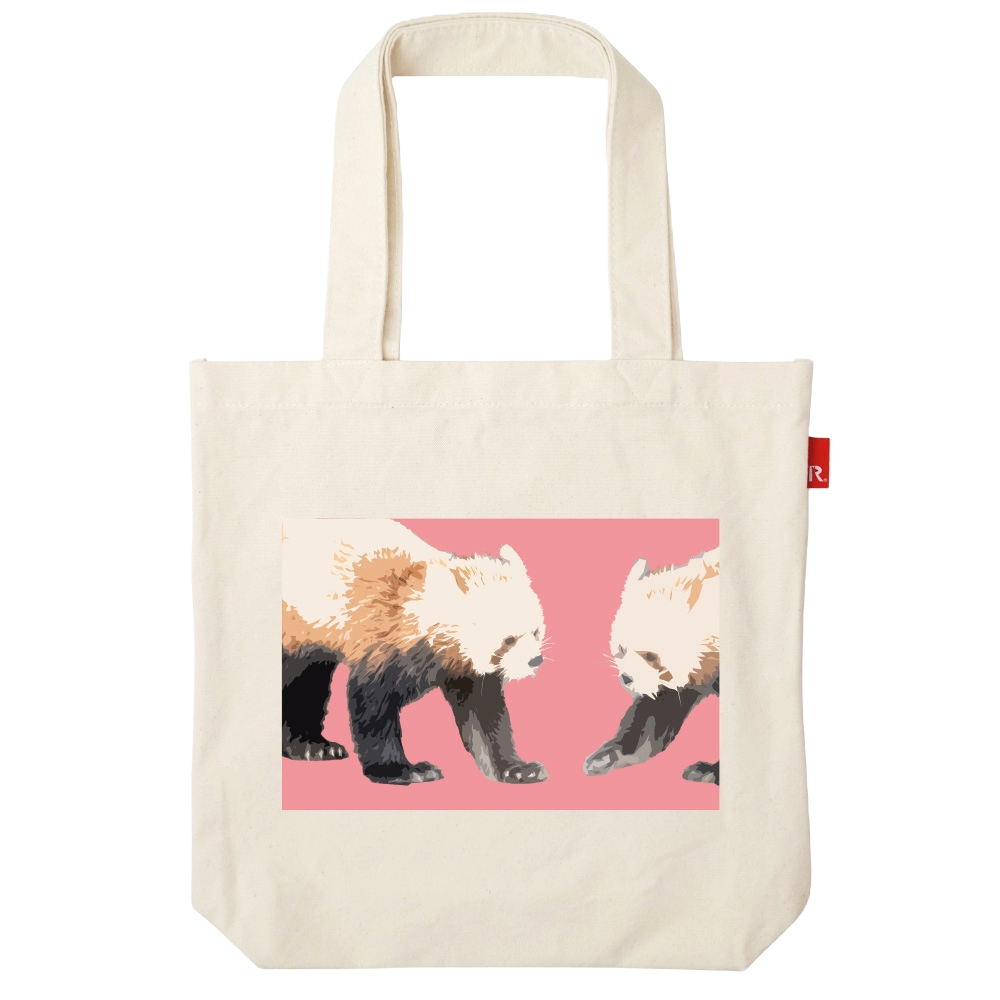Kei Okano x ROOTOTE / Red panda tote bag / 062603