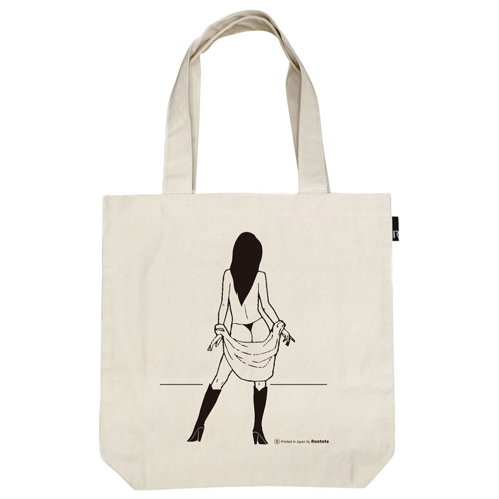 TALL Printed in Japan / CANVAS TOTE BAG "Backstyle" / 160103