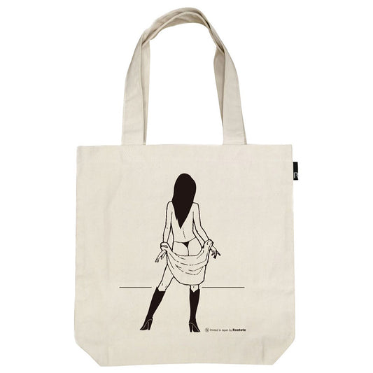 TALL Printed in Japan / CANVAS TOTE BAG "Backstyle" / 160103