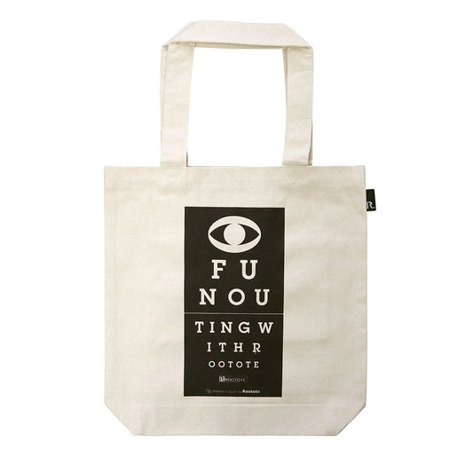 TALL Printed in Japan / CANVAS TOTE BAG "EYE" / 188103