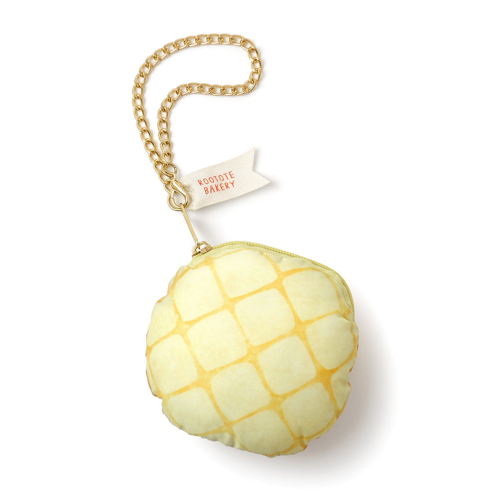 Planning and Design 2ji x Illustrator Tsuyuko x ROOTOTE / "Melon Bread" Fluffy Bread Pouch &amp; Shopper / 013104 