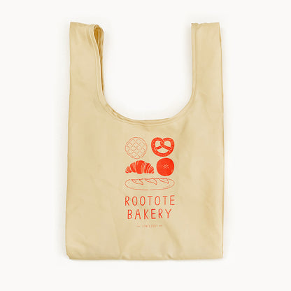 Planning and Design 2ji x Illustrator Tsuyuko x ROOTOTE / "Curry Bread" Fluffy Bread Pouch &amp; Shopper / 013105 