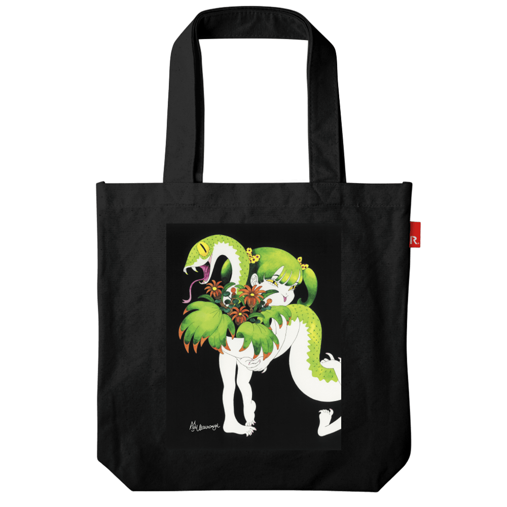 ROOTOTE meets 10 SENSE / Nao Utsunomiya "Tempted Girls Trimmed Tote Bag" / 001409