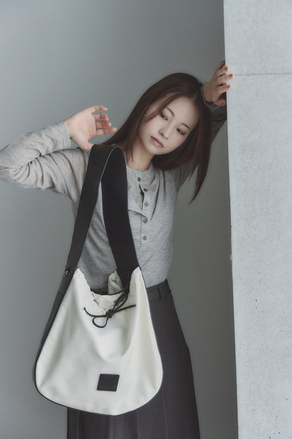 RT；ESKA / Shape Tote - Circle / ivory