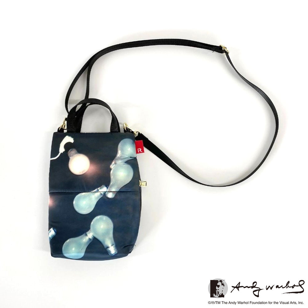 Andy Warhol/ PADDED MINI TOTE "Light Bulbs" / 829705