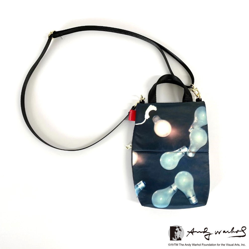 Andy Warhol/ PADDED MINI TOTE "Light Bulbs" / 829705