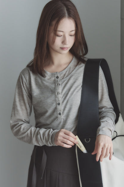 RT；ESKA / Shape Tote - Circle / ivory