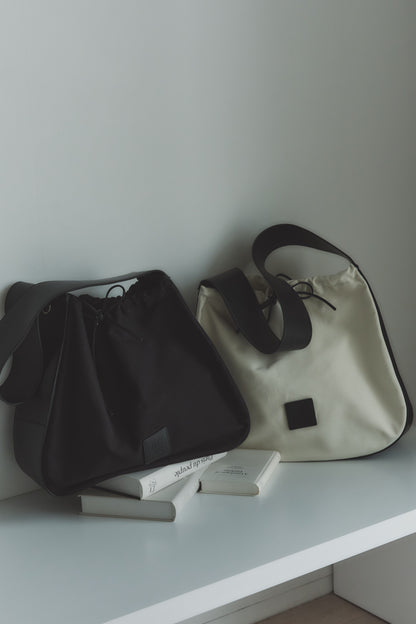 RT；ESKA / Shape Tote - Circle / ivory