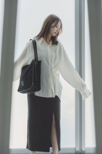 RT；ESKA / Shape Tote - Square / Black