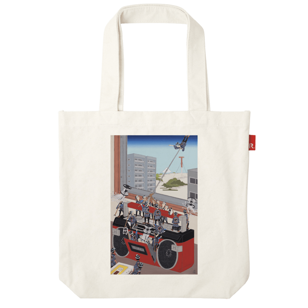 ROOTOTE meets 10 SENSE / Suzuki Hyottoko "razicase tote bag" / 001405