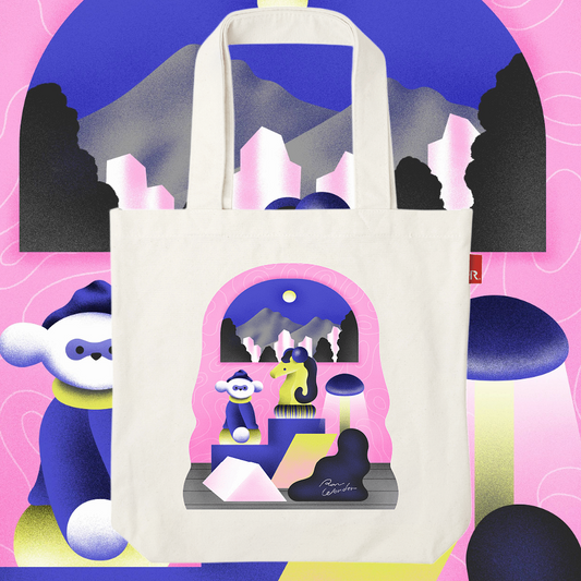 ROOTOTE meets 10 SENSE / Ran Kobayashi "Sleepless Nights Tote Bag" / 001504
