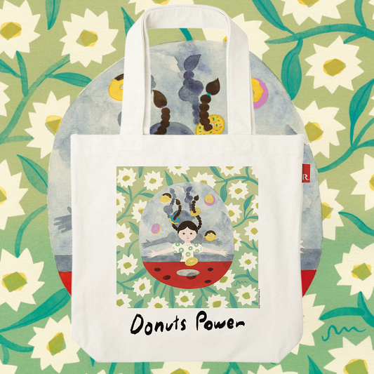 ROOTOTE meets 10 SENSE / Sora Mizusawa "Donuts Power Tote Bag" / 001506