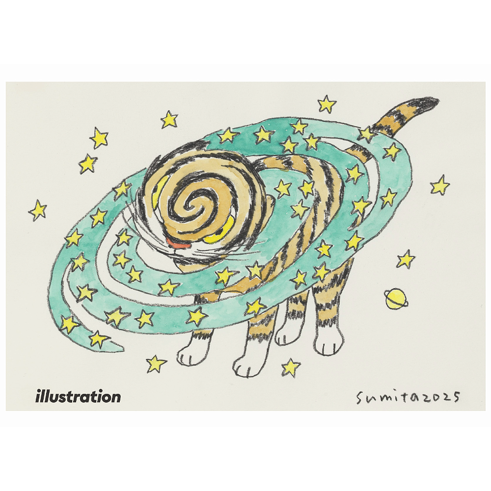 MASATAKA SUMITA "Neko Drill Galaxy" / illustration "The Choice" × ROOTOTE / 037201