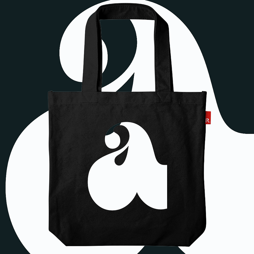 PushPin by Seymour Chwast × ROOTOTE / Seymour Font a Black TALL / 003001