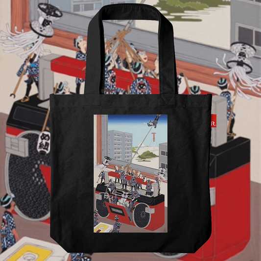 ROOTOTE meets 10 SENSE / Suzuki Hyottoko "razicase tote bag" / 001406