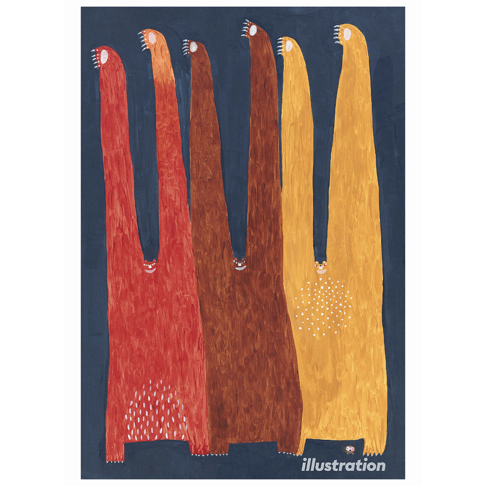 Ayako Takahashi "Intimidated" / illustration "The Choice" × ROOTOTE / 037202
