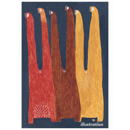 Ayako Takahashi "Intimidated" / illustration "The Choice" × ROOTOTE / 037202