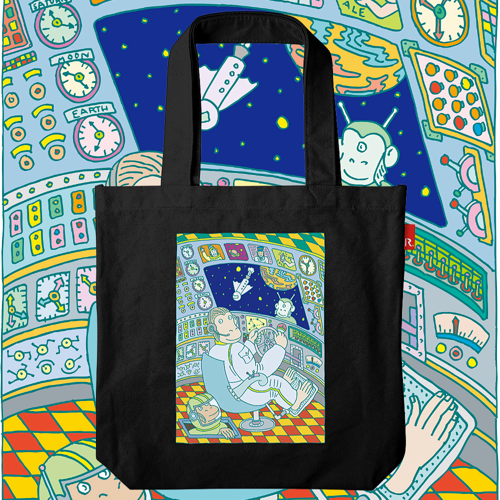 PushPin by Seymour Chwast × ROOTOTE / Monkey space TALL / 002406