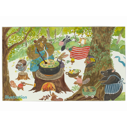 Mammy Tomita "Green Season" / illustration "The Choice" × ROOTOTE / 037205