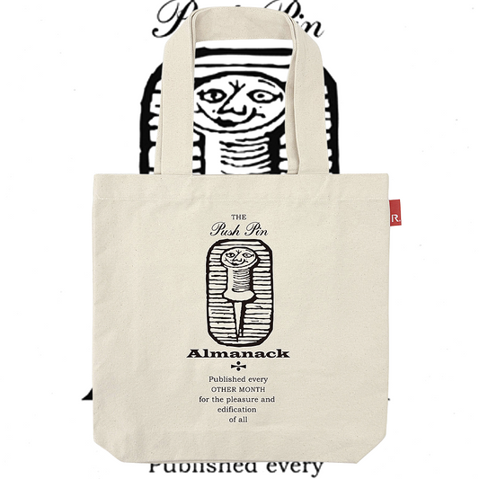 PushPin by Seymour Chwast × ROOTOTE / PushpIn Almanack logo TALL / 002704 