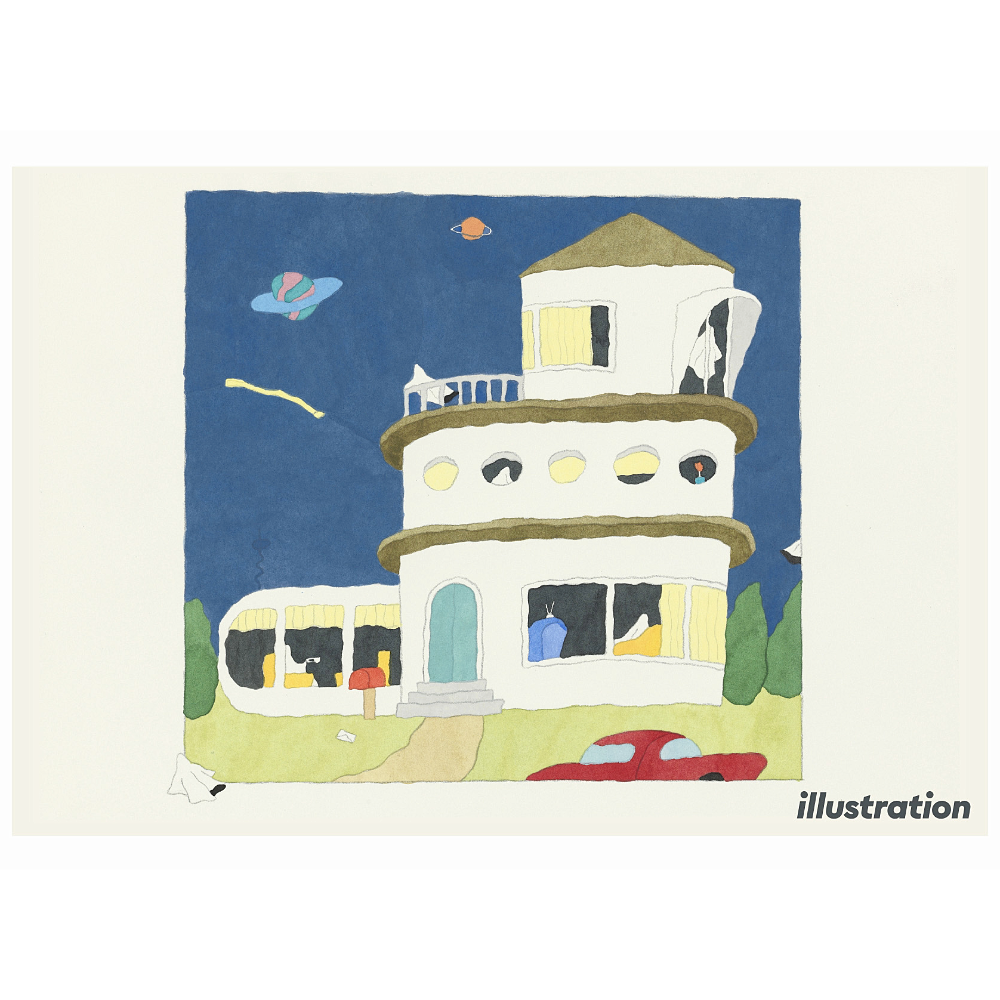 DORY "Ghost House" / illustration "The Choice" × ROOTOTE / 037206