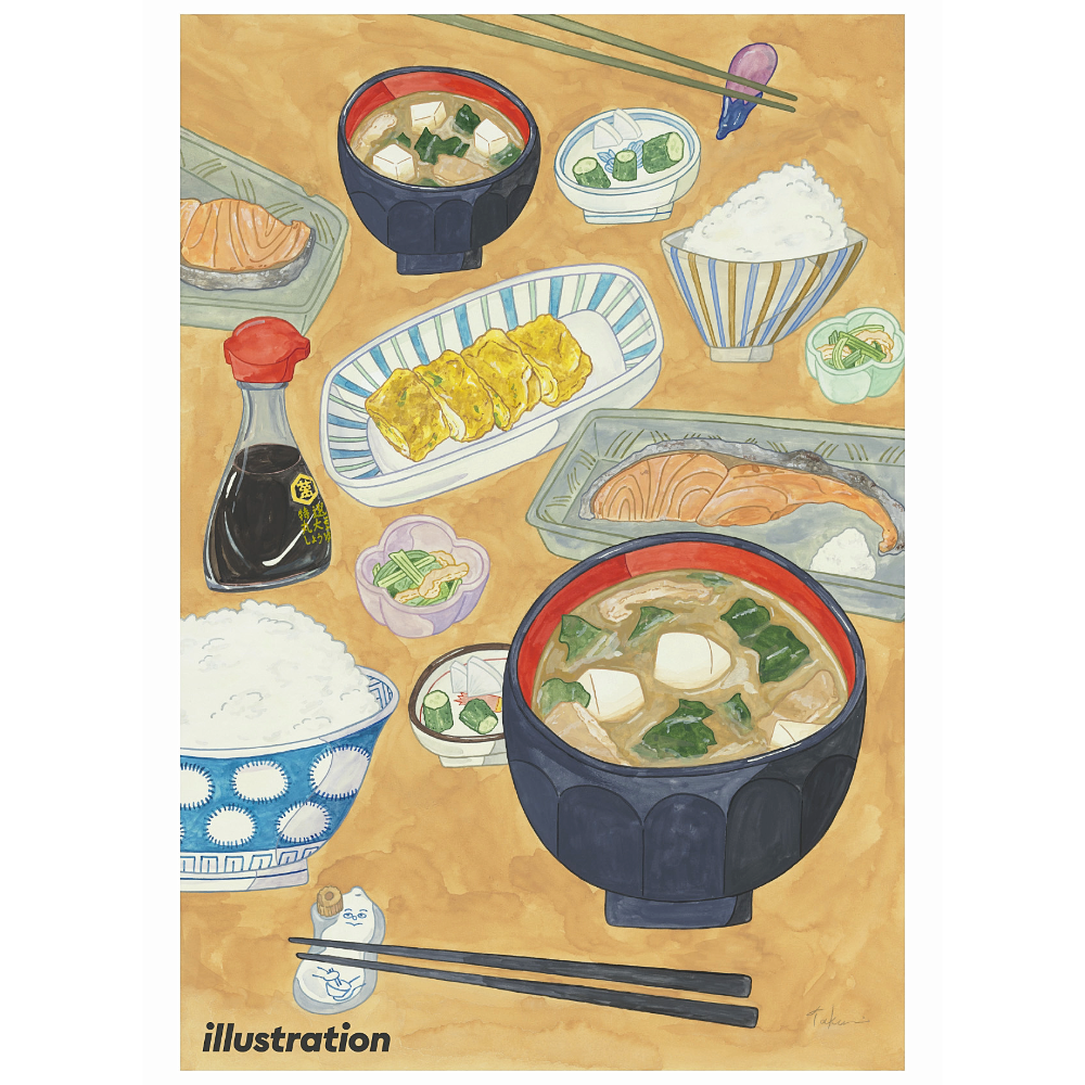 Takumi Fujimoto "Breakfast" / illustration "The Choice" × ROOTOTE / 037301