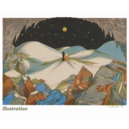 Natsuki Tawatari "Inside the Cave" / illustration "The Choice" × ROOTOTE / 037002
