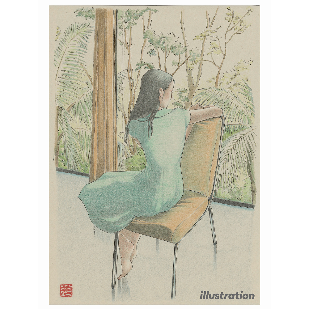さとうさえ「夏の別荘」/ illustration"The Choice" × ROOTOTE / 037004