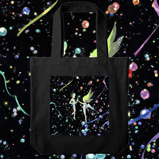 ROOTOTE meets 10 SENSE / Hinako Goto "Song of the Stars - Calm in the Darkness Tote Bag" / 001408