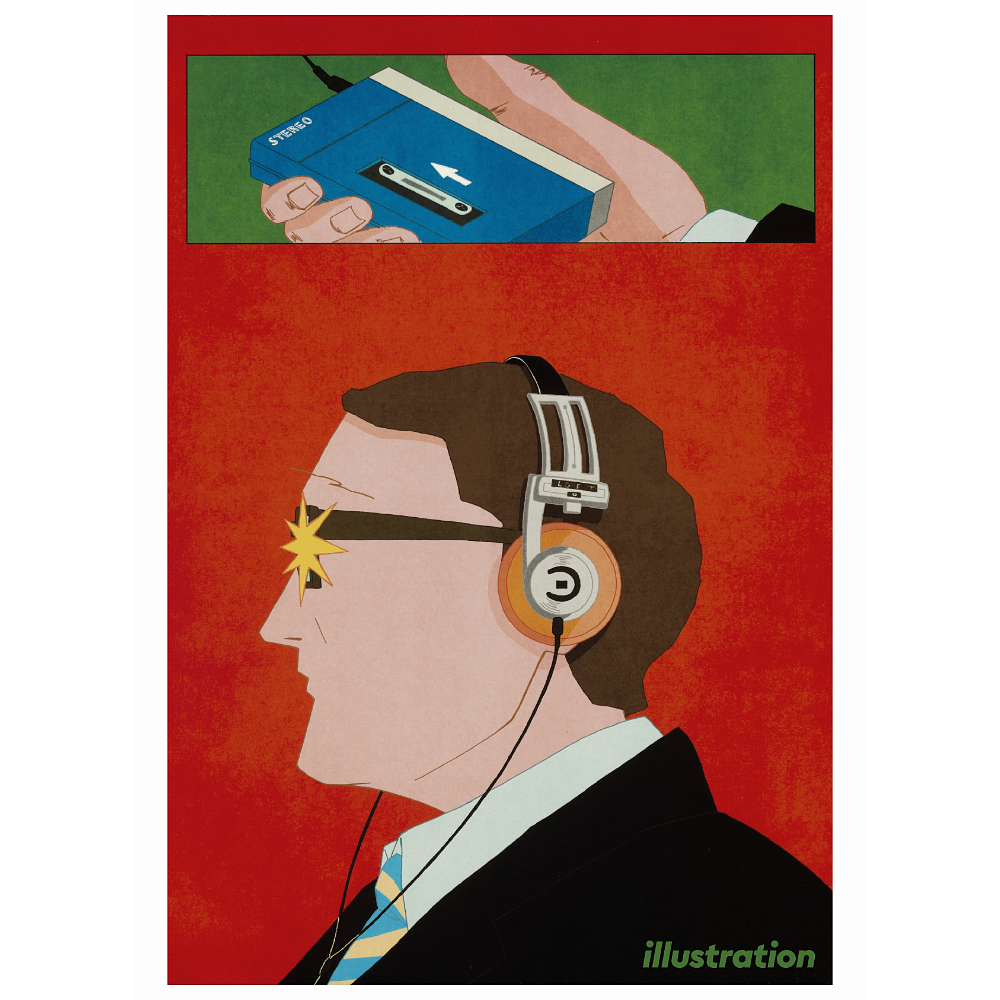 Harakeisuke "70's music tools" / illustration "The Choice" × ROOTOTE / 037006